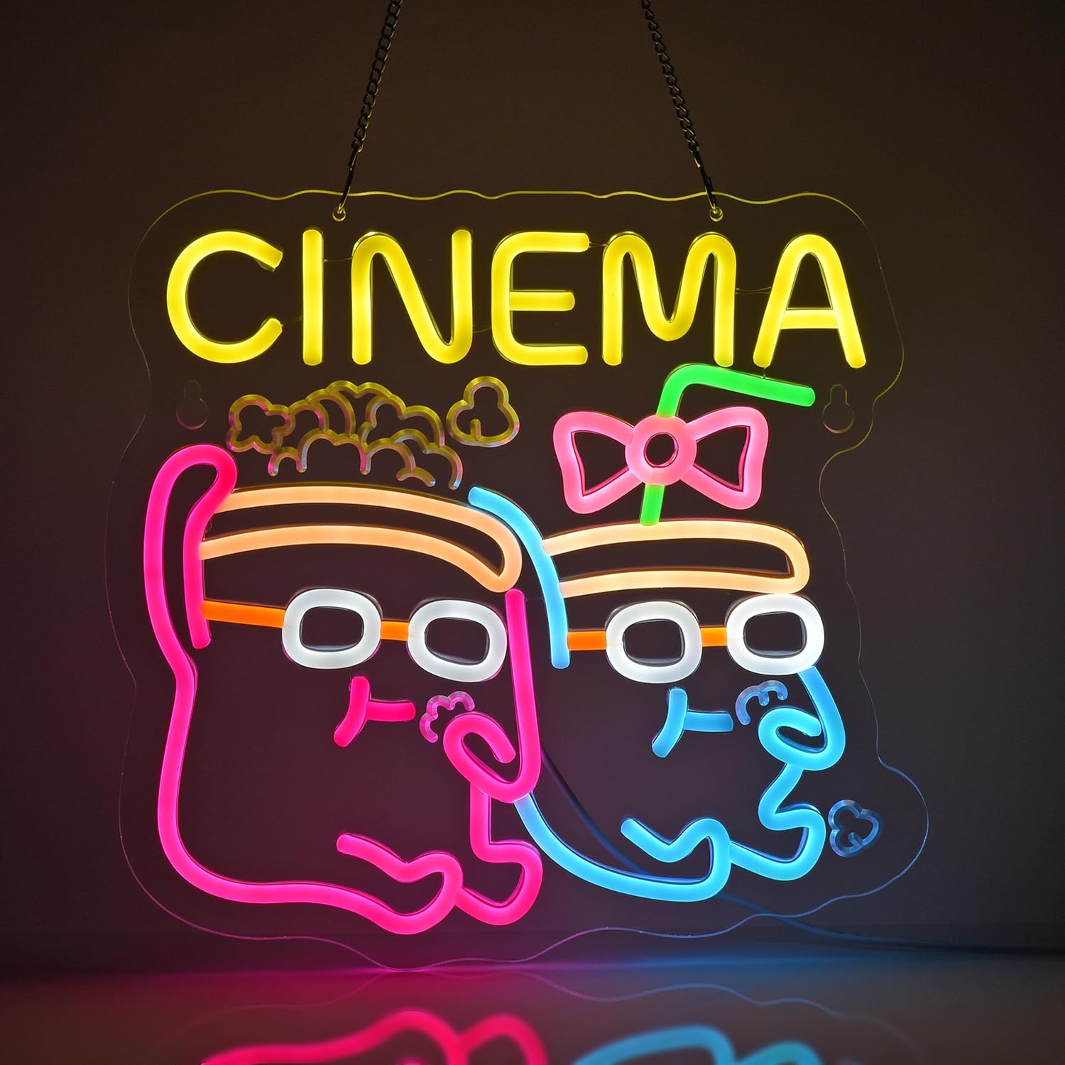 Home Cinema Wall Lights - Cinema Neon Sign LED Wanddecoratie USB-aangedreven
