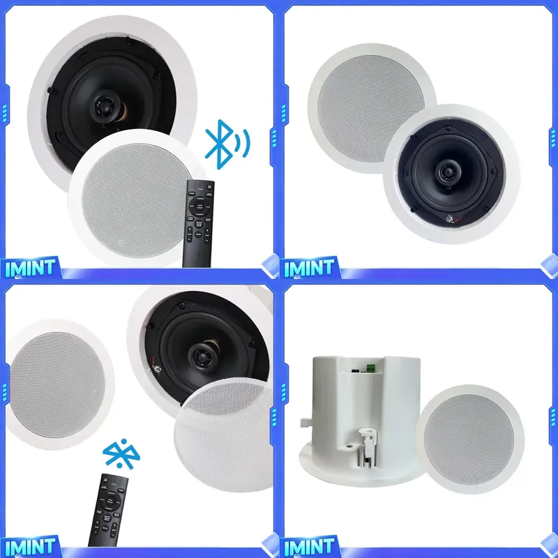 Home Cinema Wireless Speakers - Professionele draadloze 8-delige plafondluidsprekers, dual-mode voor