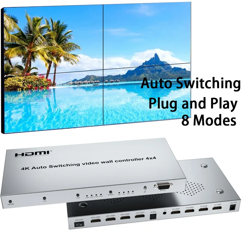 Home Cinema Video Processor - Auto Switching 4K 4x4 HDMI Video