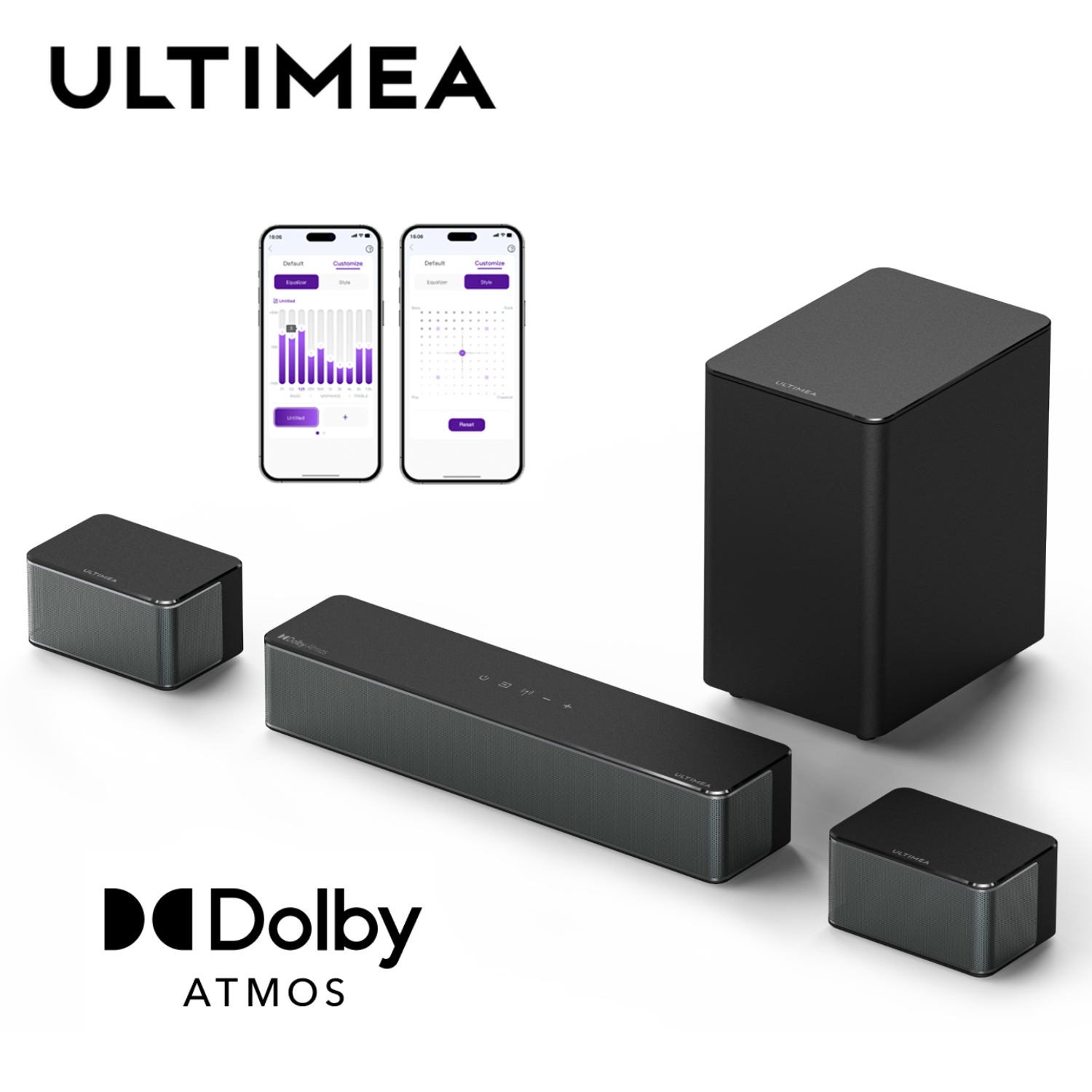 Home Cinema Wireless Speakers - ULTIMEA Poseidon M4T Soundbar 5.1-kanaals home