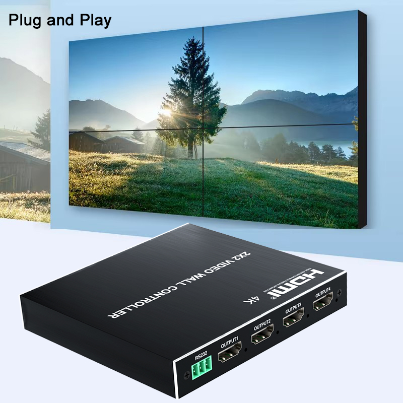 Home Cinema Video Processor - HD 4K 2x2 DVI HDMI Video