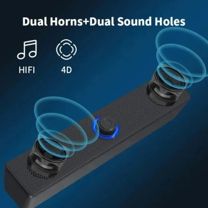 Home Cinema Wireless Speakers - Draadloze Bluetooth en pc-soundbar Bedrade luidspreker
