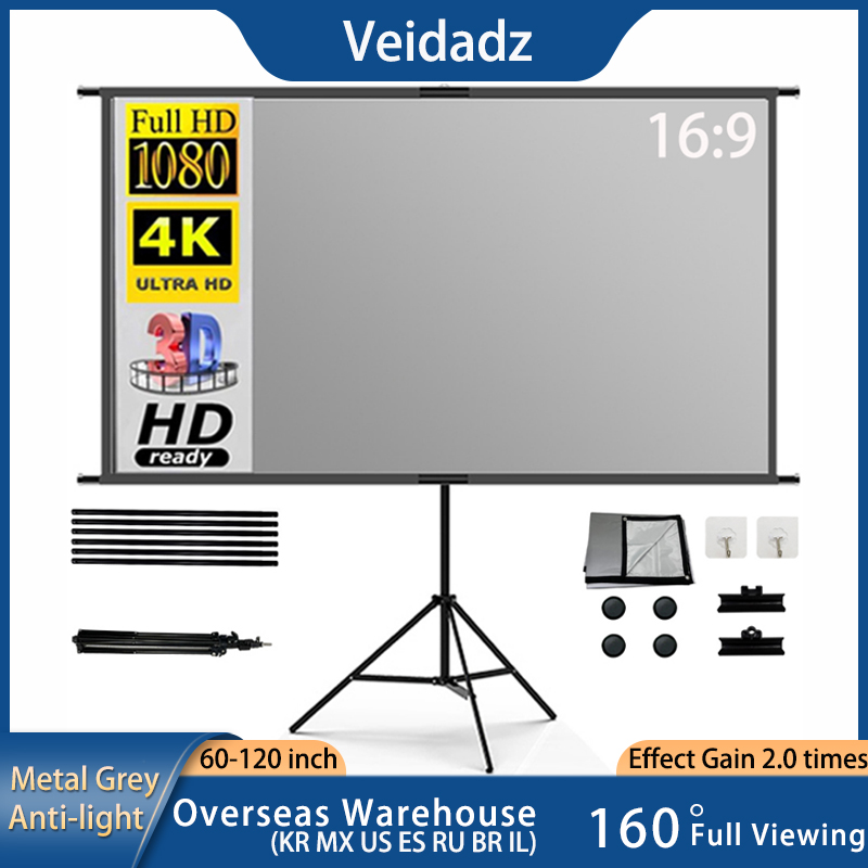 VEIDADZ Projectorscherm met st - Projector Screen 100 Inch recensie en prijs