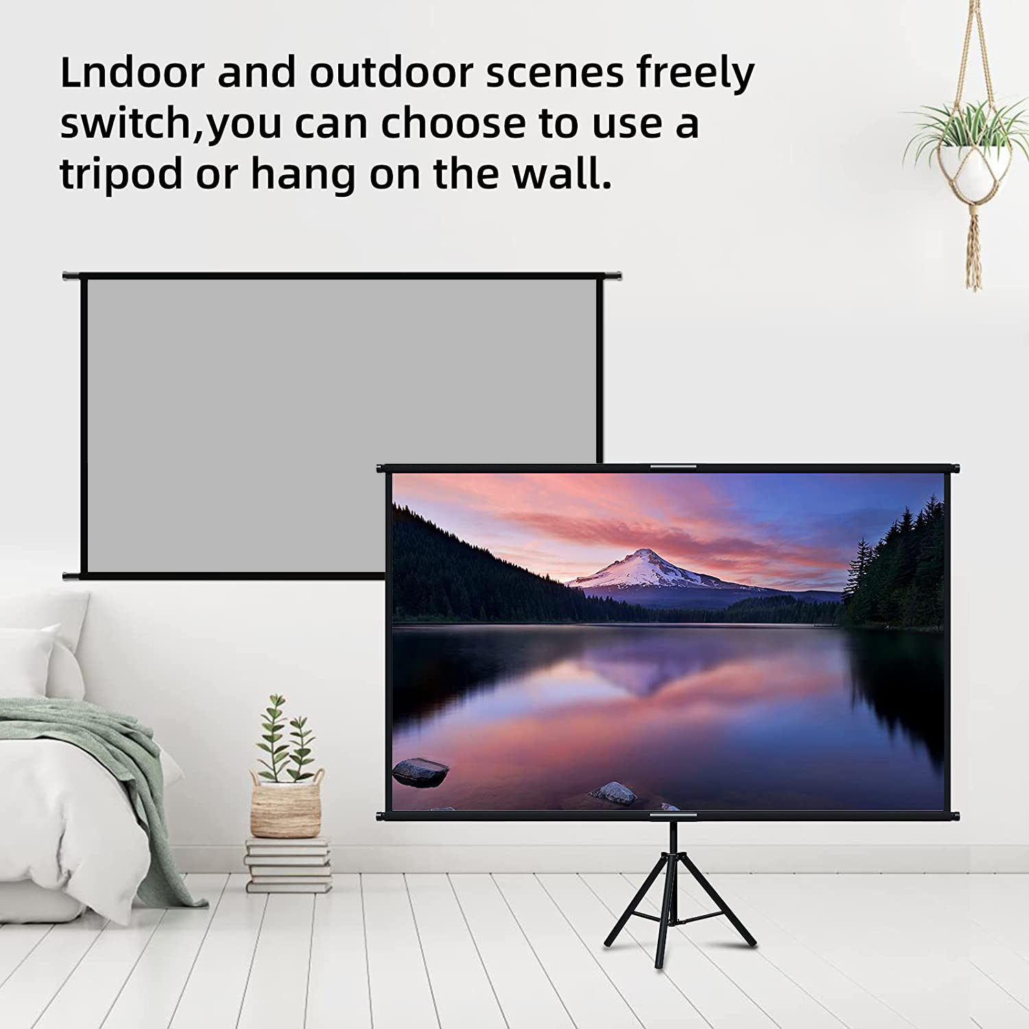 VEIDADZ Projectorscherm met st - Projector Screen 100 Inch recensie en prijs