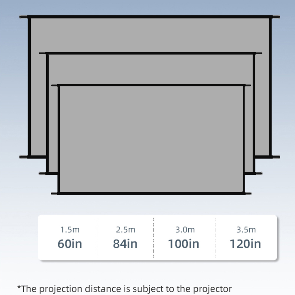 LEJIADA 100 inch Nieuw 16:9 An - Projector Screen 100 Inch recensie en prijs