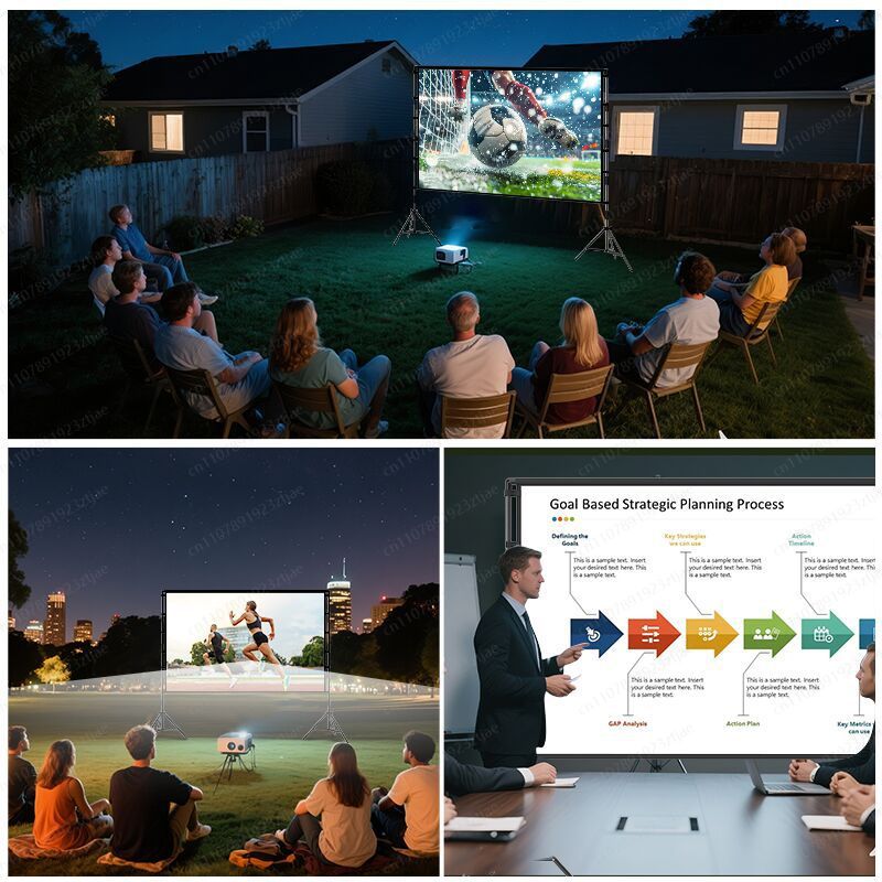 Buitenprojectieschermstandaard - Projector Screen 100 Inch recensie en prijs