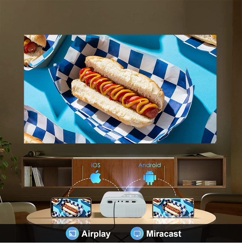 Wzatco Dp 02W Mini Projectoren - Projector Screen 100 Inch recensie en prijs