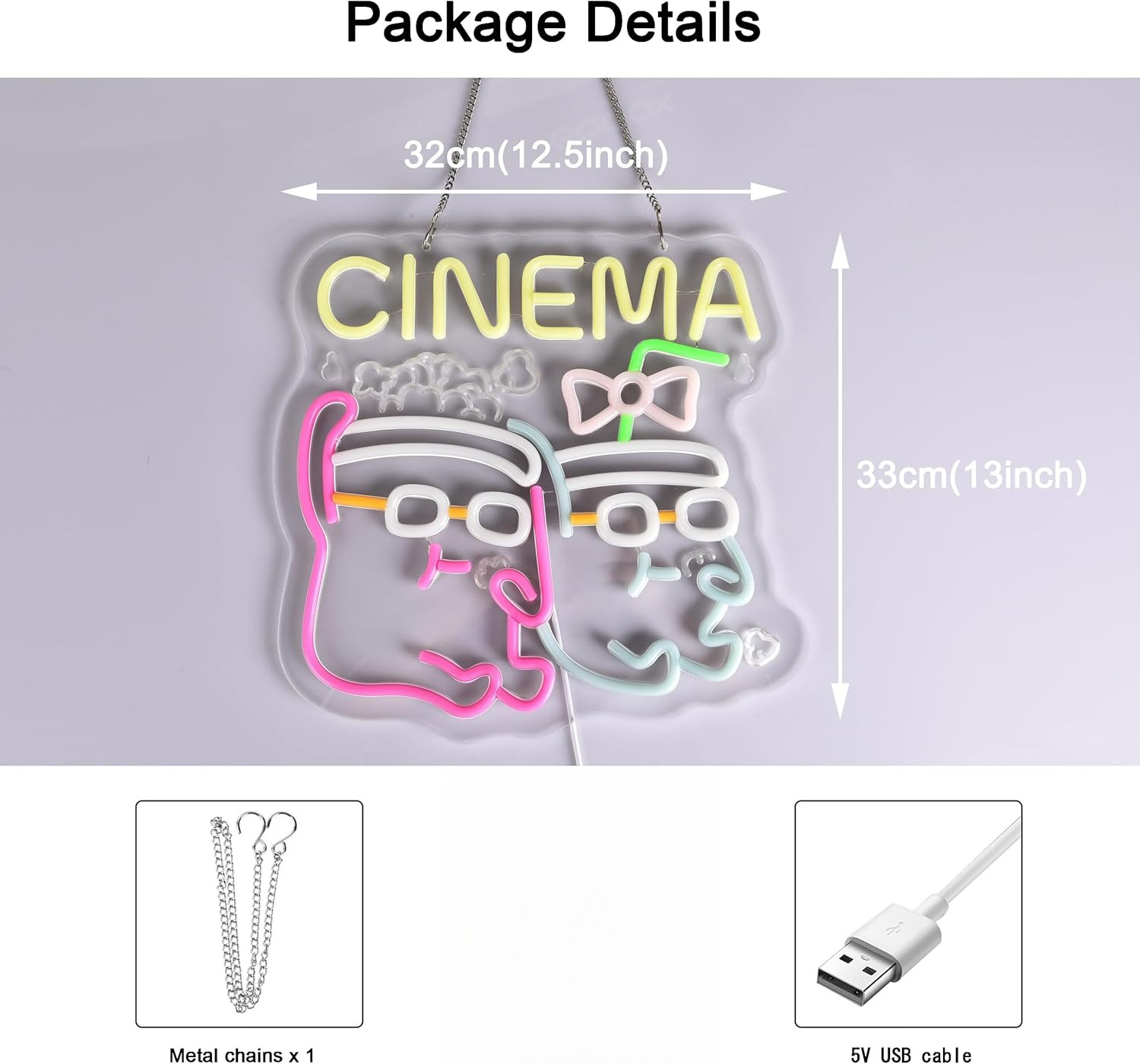 Cinema Neon Sign LED Wanddecor - Home Cinema Wall Lights recensie en prijs