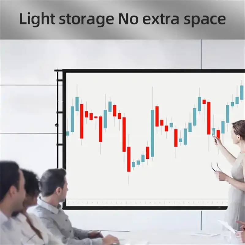 Projectiescherm op statief, 10 - Projector Screen 100 Inch recensie en prijs