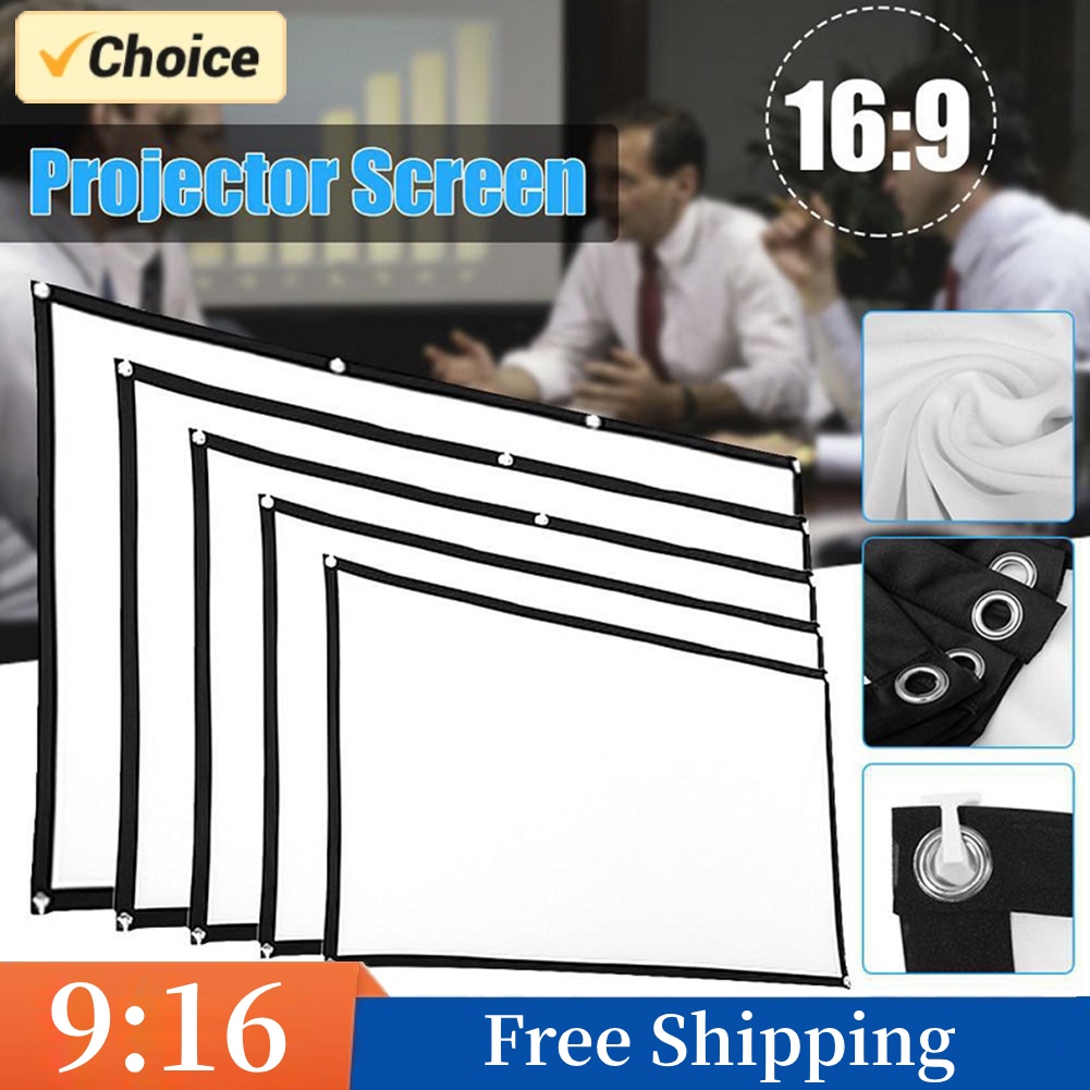 Draagbaar Projectorscherm Eenv - Projector Screen 100 Inch recensie en prijs