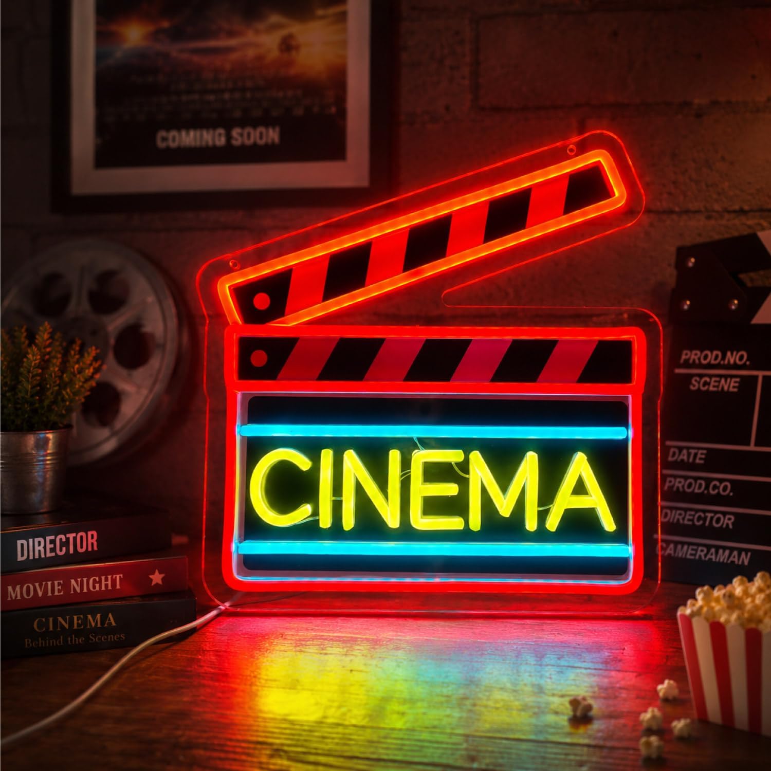 Cinema Clapperboard LED Neon S - Home Cinema Wall Lights recensie en prijs