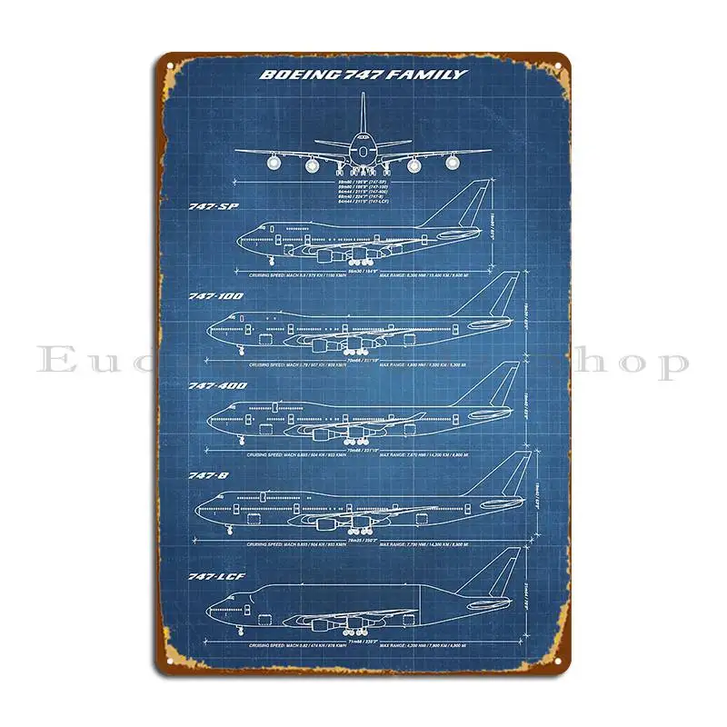 Boeing 747 Familie Blauwdruk L - Home Cinema Wall Lights recensie en prijs