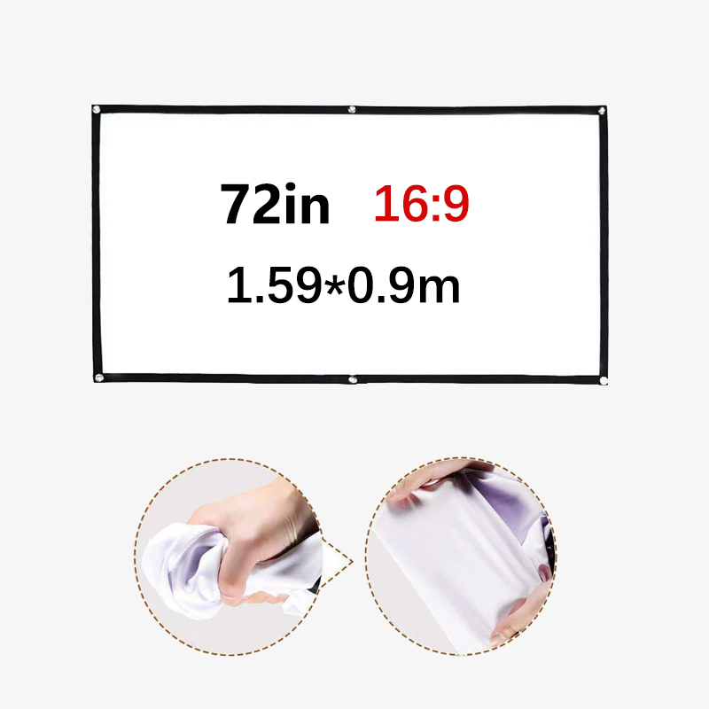 Draagbare Projector Scherm 60/ - Projector Screen 100 Inch recensie en prijs