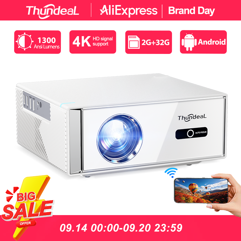 ThundeaL TD95W Projector 4K Fu - Home Cinema Complet recensie en prijs