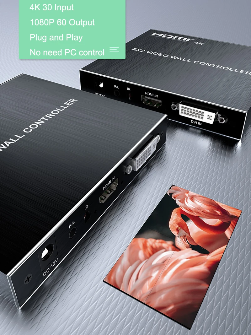 HD 4K 2x2 DVI HDMI Video Wall  - Home Cinema Video Processor recensie en prijs