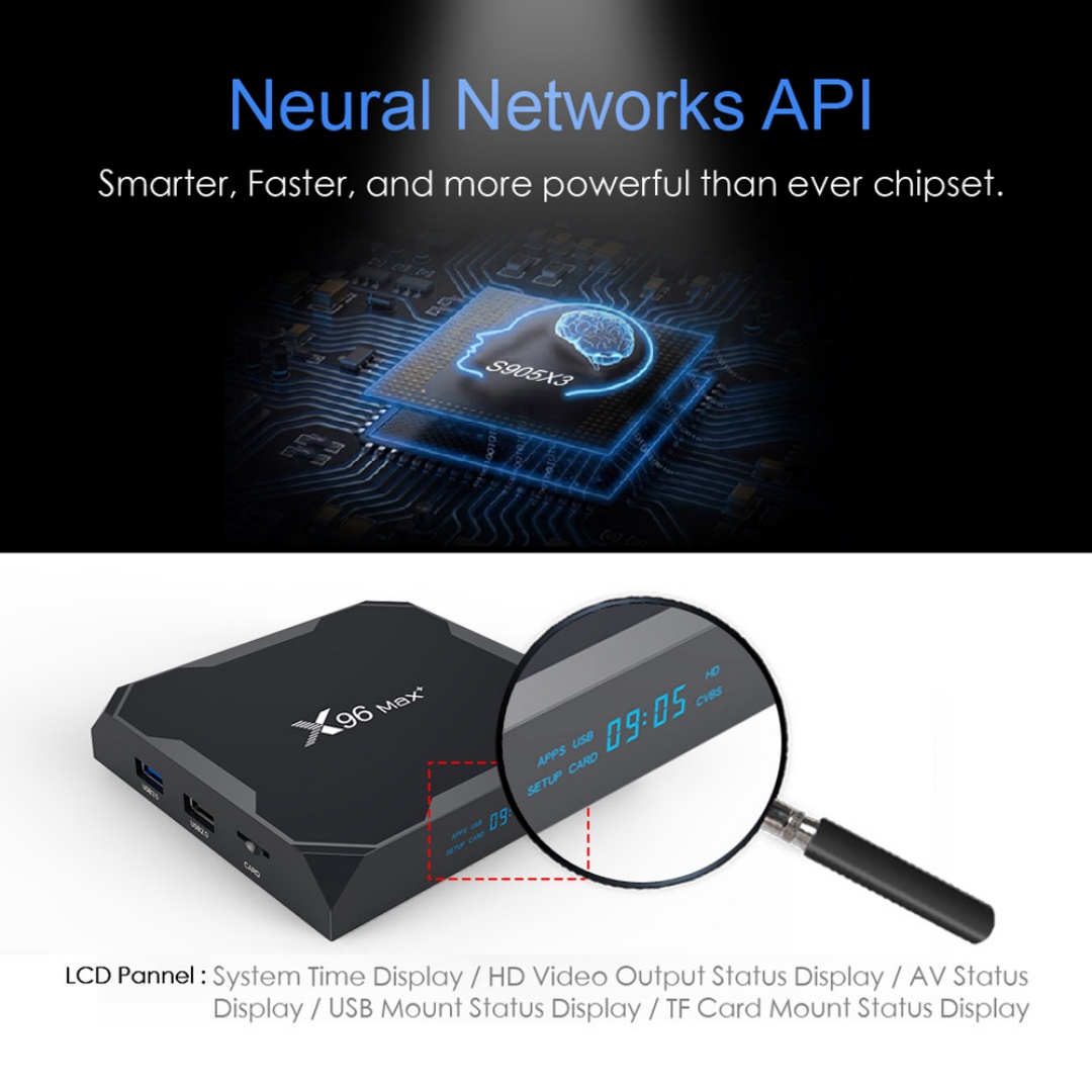 X96 Max+ TV Box Android 9.0 Am - Home Cinema Video Processor recensie en prijs