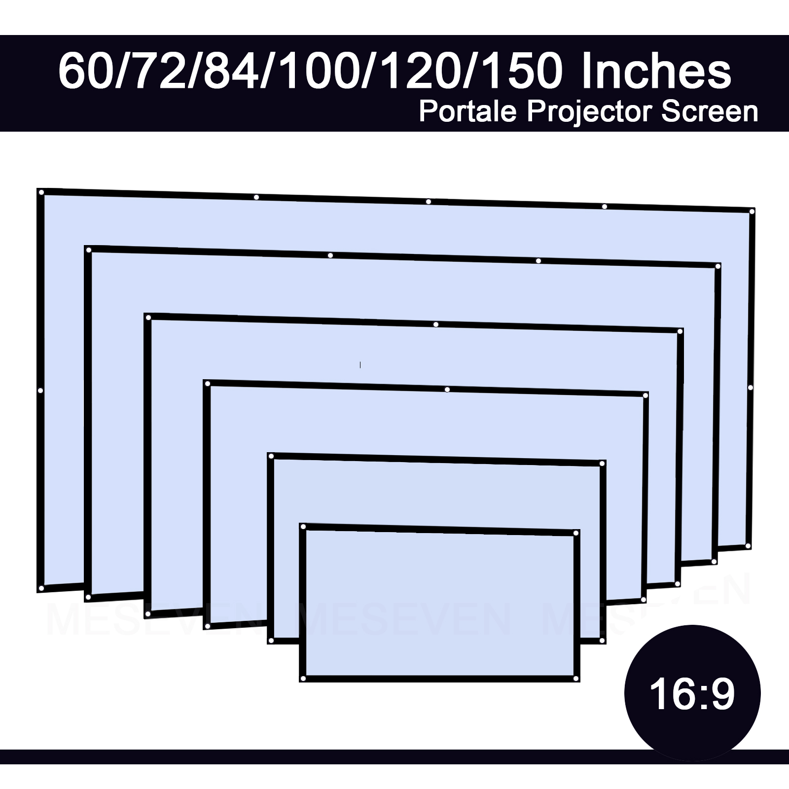 60 72 100 120 150 Inch 16:9 Dr - Projector Screen 100 Inch recensie en prijs