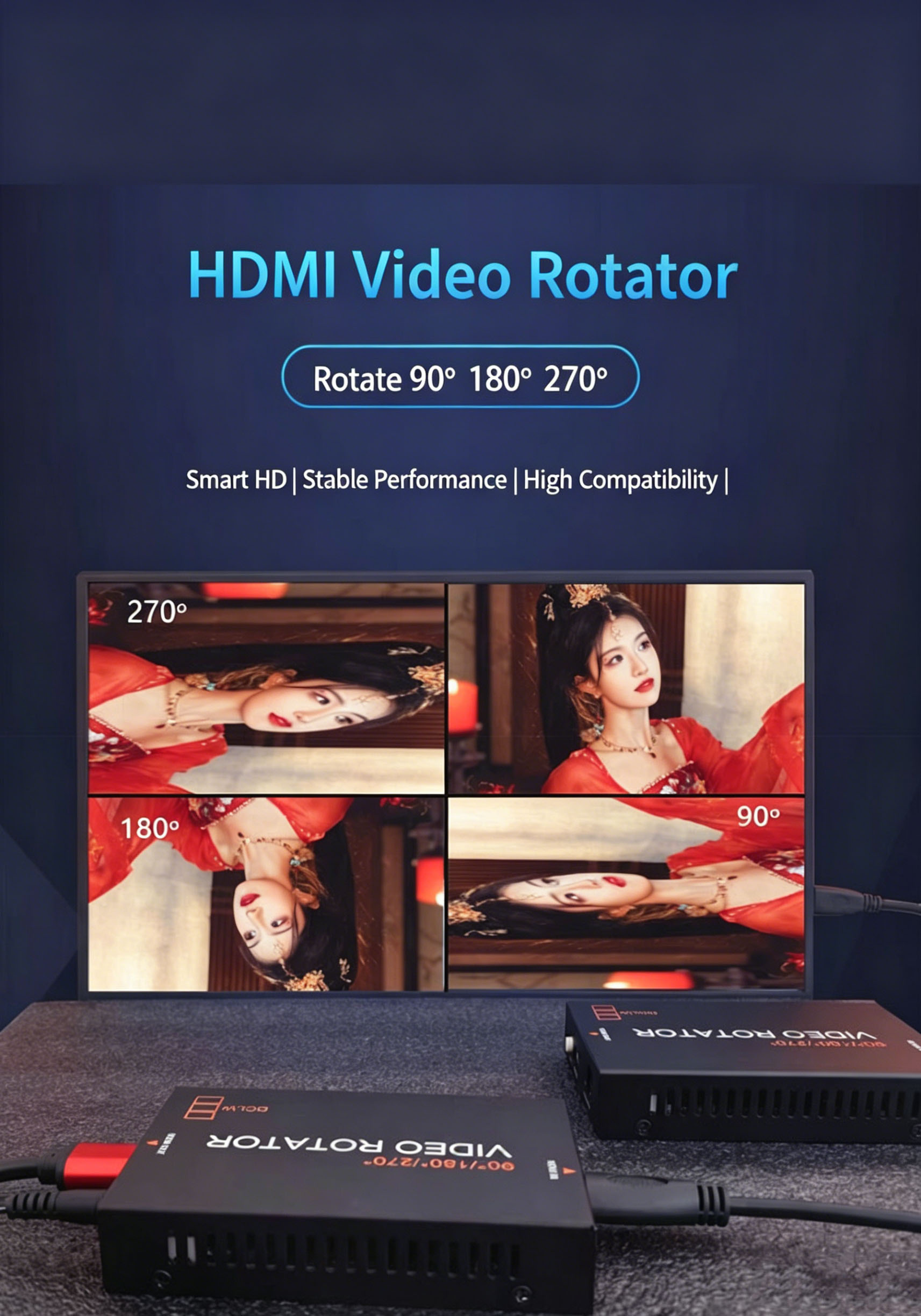 4K HDMI Video Rotator 90 180 2 - Home Cinema Video Processor recensie en prijs